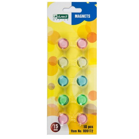 Magnesy D.RECT 15mm (10szt.) 009172 LEVIATAN Magnesy D.RECT 15mm (10szt.) 009172 LEVIATAN