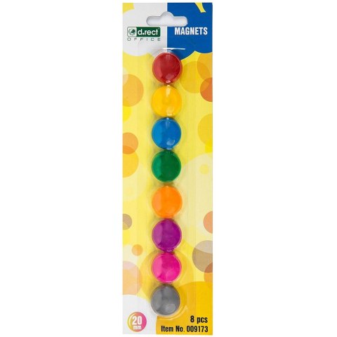 Magnesy D.RECT 20mm (8szt.) 009173 LEVIATAN Magnesy D.RECT 20mm (8szt.) 009173 LEVIATAN