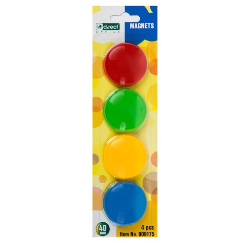 Magnesy D.RECT 40mm (4szt.) 009175 LEVIATAN Magnesy D.RECT 40mm (4szt.) 009175 LEVIATAN