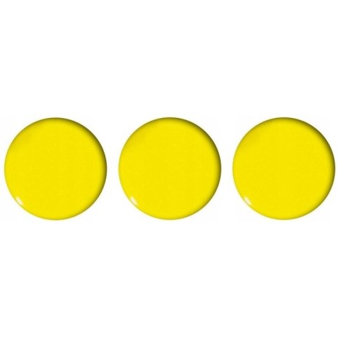 Magnesy do tablic 50mm żółte (3szt.) GM304-PY3 TETIS Magnesy do tablic 50mm żółte (3szt.) GM304-PY3 TETIS
