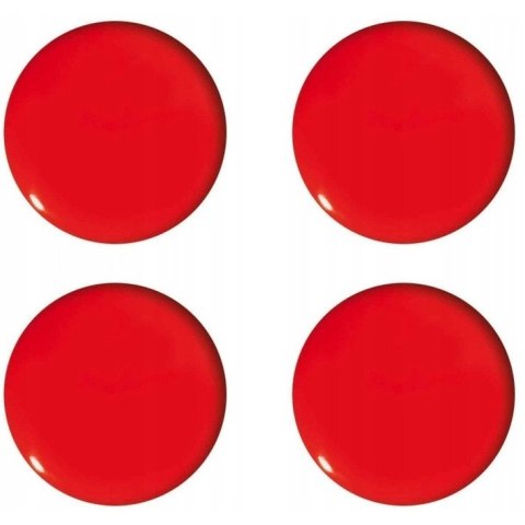 Magnesy do tablic czerwone 40mm (4szt.) GM402-C4 TETIS Magnesy do tablic czerwone 40mm (4szt.) GM402-C4 TETIS