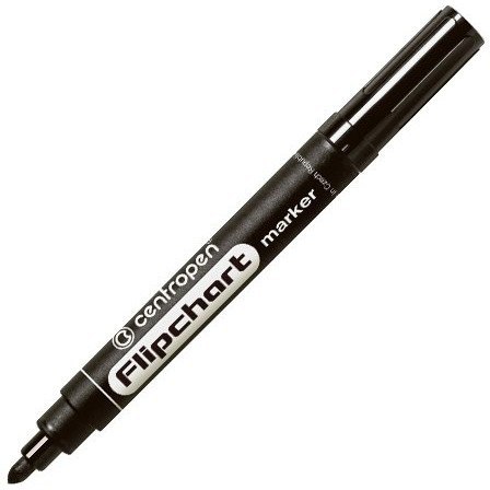 Marker FLIPCHART 8550 czarny okrągły CENTROPEN Marker FLIPCHART 8550 czarny okrągły CENTROPEN