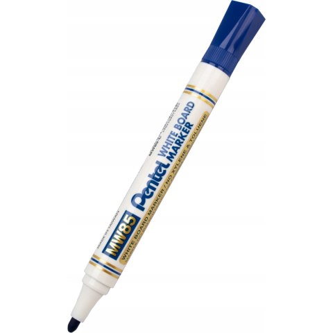 Marker do tablic MW85-C niebieski okrągła końcówka dł.linii 250m PENTEL Marker do tablic MW85-C niebieski okrągła końcówka dł.linii 250m PENTEL