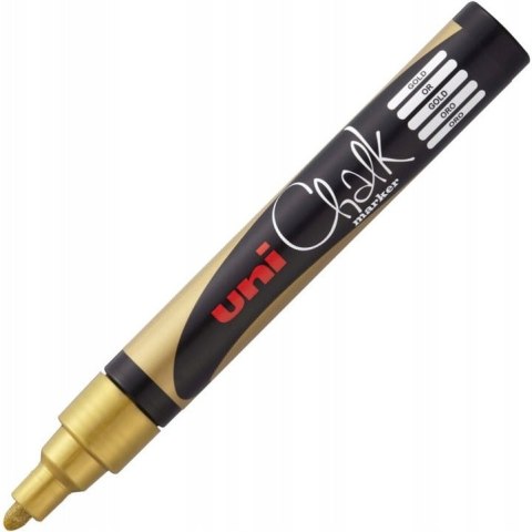 Marker kredowy UNI PWE-5M 1.8mm-2.5mm złoty UNPWE5M/DZL Marker kredowy UNI PWE-5M 1.8mm-2.5mm złoty UNPWE5M/DZL