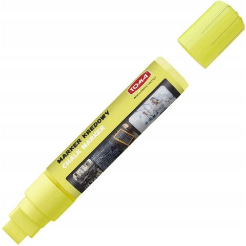 Markery kredowe końcówka 15x8mm żółte TO-290 72 TOMA Markery kredowe końcówka 15x8mm żółte TO-290 72 TOMA