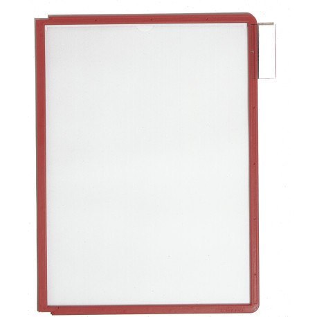 Panel informacyjny A4 (5 sztuk) czerwony (ramka) 560603 SHERPA DURABLE Panel informacyjny A4 (5 sztuk) czerwony (ramka) 560603 SHERPA DURABLE