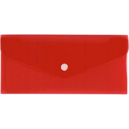 Teczka kopertowa na dokumenty DL satyna PP czerwona TKS-03-01 BIURFOL