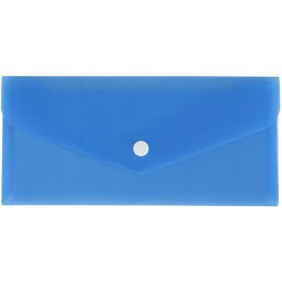 Teczka kopertowa na dokumenty DL satyna PP niebieska TKS-03-03 BIURFOL
