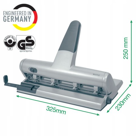 Dziurkacz regulowany LEITZ AKTO czarny 30 kartek 51140084 Dziurkacz regulowany LEITZ AKTO czarny 30 kartek 51140084