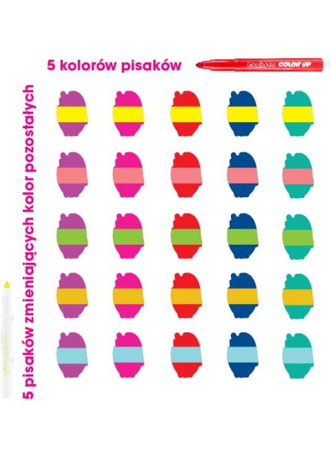 Flamastry CARIOCA Magic ColorUp 5+5szt. (43181) 160-2299 Flamastry CARIOCA Magic ColorUp 5+5szt. (43181) 160-2299