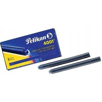Naboje długie czarne GTP/5 (5szt.) PELIKAN Naboje długie czarne GTP/5 (5szt.) PELIKAN