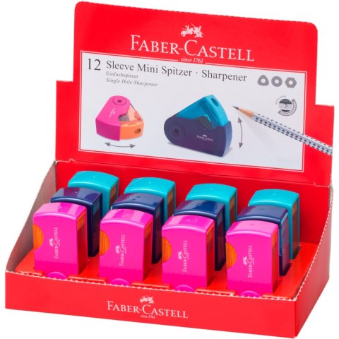 Temperówka SLEEVE MINI kolory TREND 182714 FABER-CASTELL Temperówka SLEEVE MINI kolory TREND 182714 FABER-CASTELL