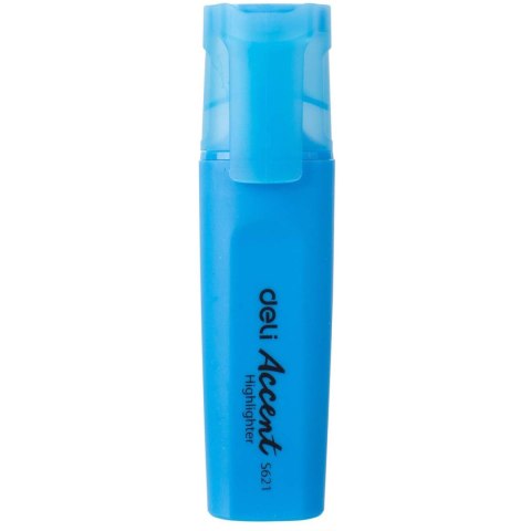 Zakreślacz 1-5mm ACCENT niebieski ES621 BLUE DELI Zakreślacz 1-5mm ACCENT niebieski ES621 BLUE DELI