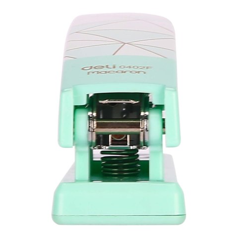 Zszywacz 25 kartek 24/6 26/6 MACARON zielony 0402F GREEN DELI Zszywacz 25 kartek 24/6 26/6 MACARON zielony 0402F GREEN DELI