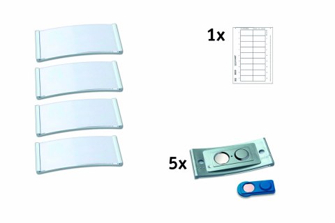Identyfikatory imienne POLAR30 70x30mm (5 sztuk) stal nierdzewna POL30MA66-5DR Identyfikatory imienne POLAR30 70x30mm (5 sztuk) stal nierdzewna POL30MA66-5DR
