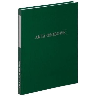 Segregator AKTA OSOBOWE A4/2/2 zielony 030/06 VAUPE Segregator AKTA OSOBOWE A4/2/2 zielony 030/06 VAUPE
