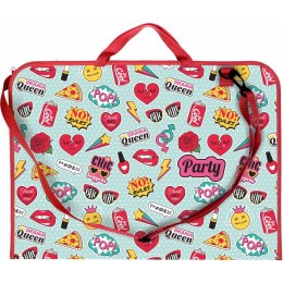 Teczka na rysunki A3 na suwak PP 38x52cm z nadrukiem stickers TER-01-08 BIURFOL