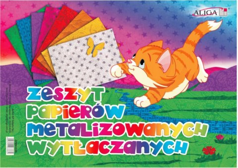 Zeszyt papierów metalizowanych wytłaczanych B4 ZPMW-6386 ALIGA Zeszyt papierów metalizowanych wytłaczanych B4 ZPMW-6386 ALIGA