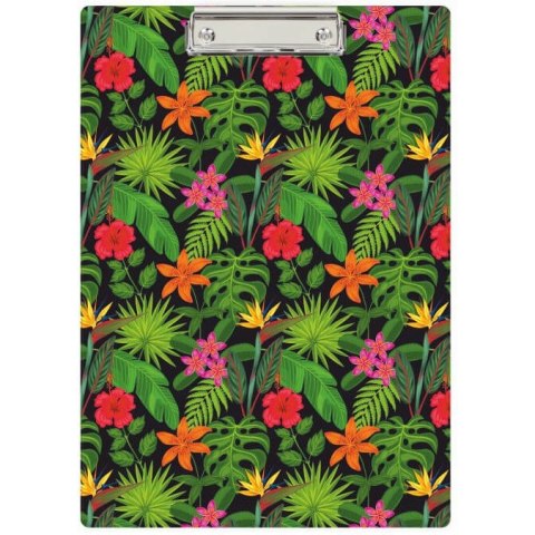 Deska z klipem Clipboard A4 nadruk Kwiaty KHN-01-25 BIURFOL Deska z klipem Clipboard A4 nadruk Kwiaty KHN-01-25 BIURFOL