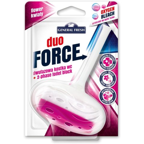 Kostka do WC DUO FORCE zawieszka 40g kwiat GENERAL FRESH Kostka do WC DUO FORCE zawieszka 40g kwiat GENERAL FRESH