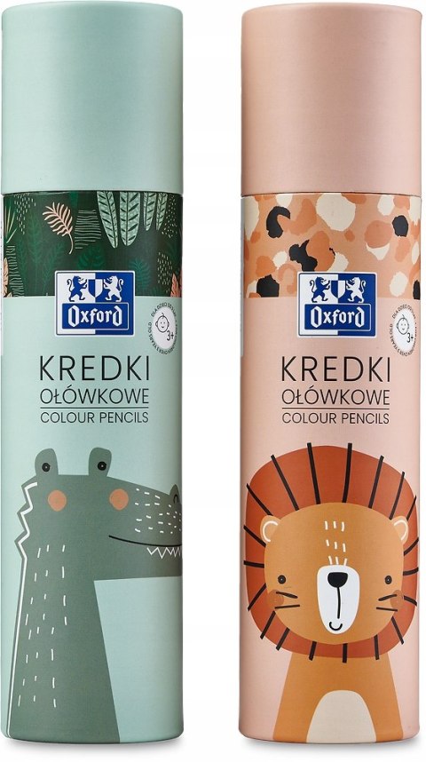 Kredki ołówkowe 24+2 kolory KIDS w tubie 400174527 OXFORD Kredki ołówkowe 24+2 kolory KIDS w tubie 400174527 OXFORD