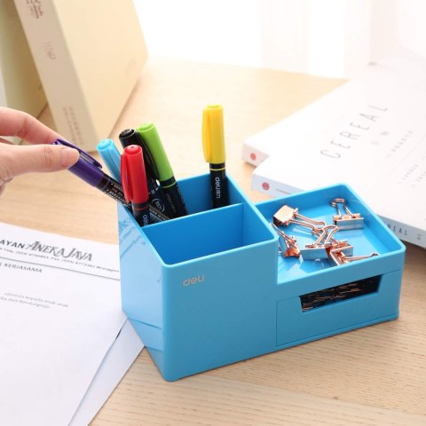 Organizer na biurko RIO niebieski Z25130 DELI Organizer na biurko RIO niebieski Z25130 DELI