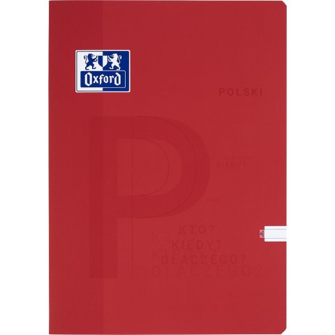 Zeszyt A4 60k linia margines J. POLSKI 400175615 OXFORD Zeszyt A4 60k linia margines J. POLSKI 400175615 OXFORD