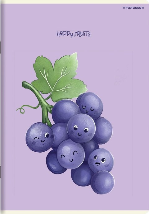 Zeszyt A5 32k kratka margines HAPPY FRUITS 400183790 TOP 2000 Zeszyt A5 32k kratka margines HAPPY FRUITS 400183790 TOP 2000