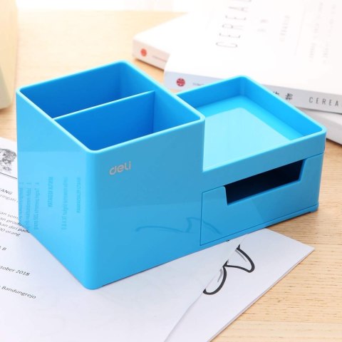 Organizer na biurko RIO niebieski Z25130 DELI Organizer na biurko RIO niebieski Z25130 DELI