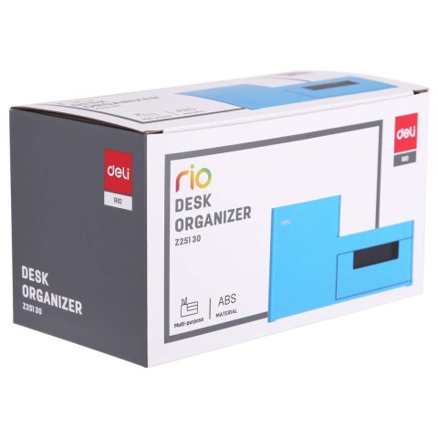 Organizer na biurko RIO niebieski Z25130 DELI Organizer na biurko RIO niebieski Z25130 DELI