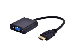 Adapter HDMI-A(M)->VGA (F)+Audio na kablu