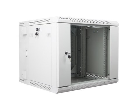 Szafa instalacyjna wisząca dwusekcyjna 19 9U 600X600mm szara Szafa instalacyjna wisząca dwusekcyjna 19 9U 600X600mm szara