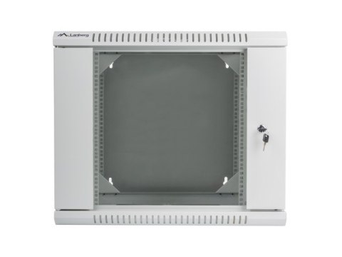 Szafa instalacyjna wisząca dwusekcyjna 19 9U 600X600mm szara Szafa instalacyjna wisząca dwusekcyjna 19 9U 600X600mm szara