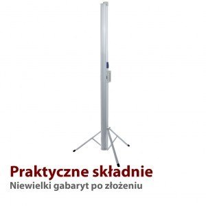 Ekran ręczny na statywie 4:3 120" 244x183cm TS-120 4:3