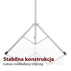 Ekran ręczny na statywie 4:3 120" 244x183cm TS-120 4:3