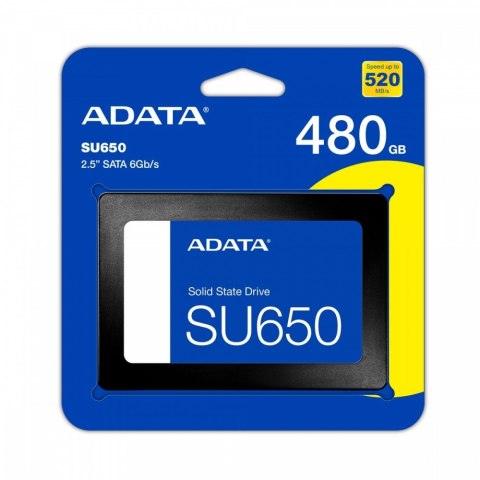 Dysk SSD Ultimate SU650 480GB 2.5 S3 3D TLC Retail Dysk SSD Ultimate SU650 480GB 2.5 S3 3D TLC Retail