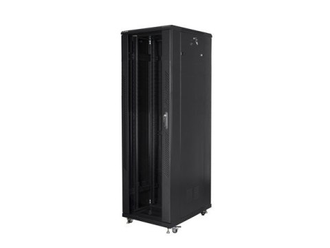 Szafa stojąca Rack 19 cali 42U 800x800mm czarna Szafa stojąca Rack 19 cali 42U 800x800mm czarna