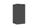 Szafa wisząca 10'' 12U 280x310 czarna FLAT PACK