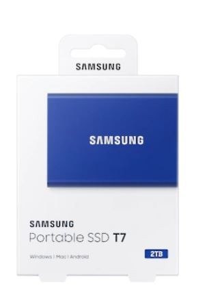 Dysk SSD Portable T7 2TB USB 3.2 GEN.2 BLUE Dysk SSD Portable T7 2TB USB 3.2 GEN.2 BLUE