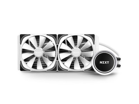 Chłodzenie wodne Kraken X63 white 280mm RGB podświetlane wentylatory i pompa Chłodzenie wodne Kraken X63 white 280mm RGB podświetlane wentylatory i pompa