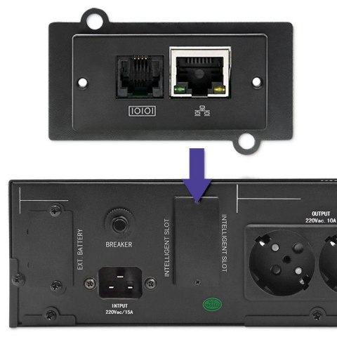 Zasilacz awaryjny UPS RACK | 2kVA | 1600W | LCD Zasilacz awaryjny UPS RACK | 2kVA | 1600W | LCD
