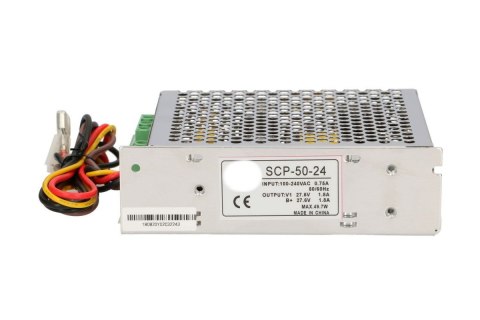Zasilacz buforowy SCP-50-24 27,6V 50W Zasilacz buforowy SCP-50-24 27,6V 50W