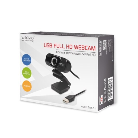 Kamera internetowa USB Full HD, CAK-01 Kamera internetowa USB Full HD, CAK-01