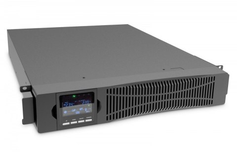 Zasilacz awaryjny UPS Online Rack 19" LCD, 3000VA/3000W, 6x12V/9Ah, 8xC13, 1xC19, USB, RS232, RJ45 Zasilacz awaryjny UPS Online Rack 19" LCD, 3000VA/3000W, 6x12V/9Ah, 8xC13, 1xC19, USB, RS232, RJ45