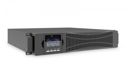 Zasilacz awaryjny UPS Online Rack 19" LCD, 3000VA/3000W, 6x12V/9Ah, 8xC13, 1xC19, USB, RS232, RJ45 Zasilacz awaryjny UPS Online Rack 19" LCD, 3000VA/3000W, 6x12V/9Ah, 8xC13, 1xC19, USB, RS232, RJ45