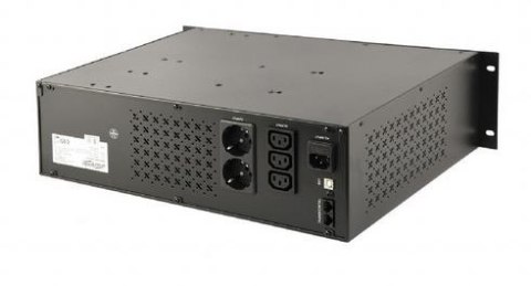 Zasilacz awaryjny UPS 2000VA Line-In 2xC13 2xSchuko USB Zasilacz awaryjny UPS 2000VA Line-In 2xC13 2xSchuko USB