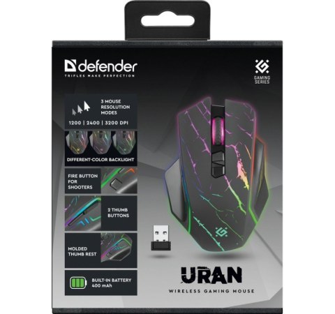 Mysz gamingowa bezprzewodowa URAN GM-503 3200 DPI 8P Mysz gamingowa bezprzewodowa URAN GM-503 3200 DPI 8P