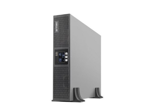 Zasilacz awaryjny UPS On-Line rack 1000VA 4 x IEC C13 USB-B LCD metalowa obudowa Zasilacz awaryjny UPS On-Line rack 1000VA 4 x IEC C13 USB-B LCD metalowa obudowa