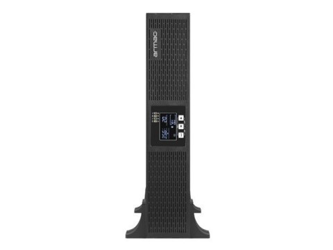 Zasilacz awaryjny UPS On-Line rack 1000VA 4 x IEC C13 USB-B LCD metalowa obudowa Zasilacz awaryjny UPS On-Line rack 1000VA 4 x IEC C13 USB-B LCD metalowa obudowa