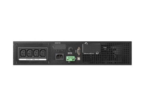 Zasilacz awaryjny UPS On-Line rack 1000VA 4 x IEC C13 USB-B LCD metalowa obudowa Zasilacz awaryjny UPS On-Line rack 1000VA 4 x IEC C13 USB-B LCD metalowa obudowa